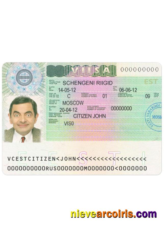 ESTONIA schengen visa